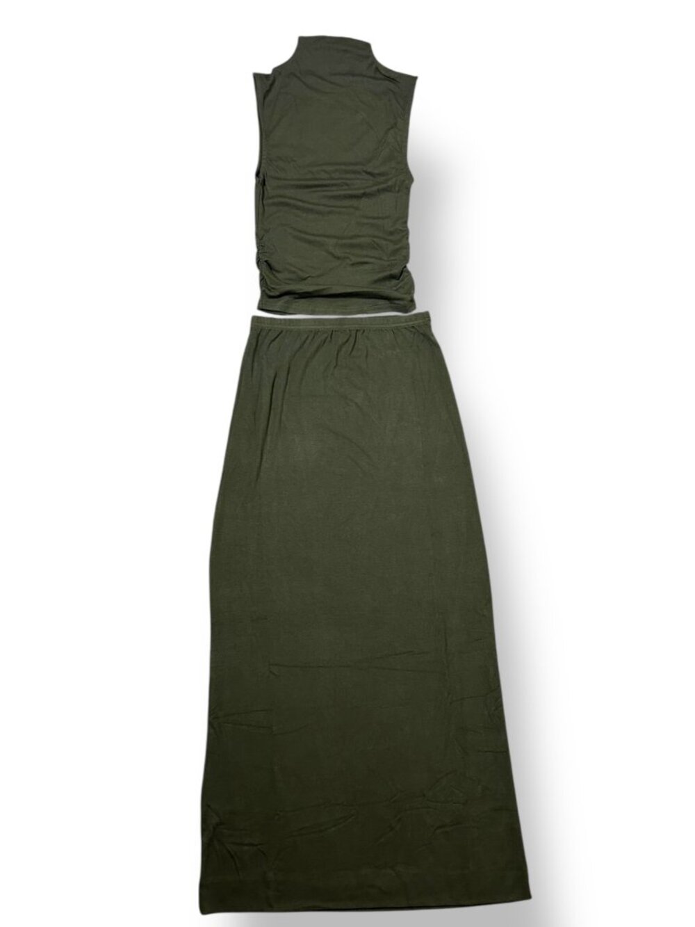 NWT Free People Free-est Good Feels Set Army Green Sz XS
